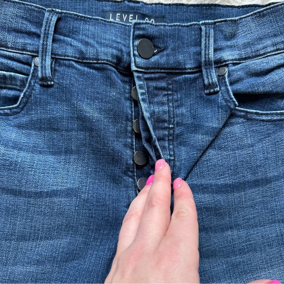 Level 99 Step Hem Button Fly Jeans Size 29 - Picture 5 of 7